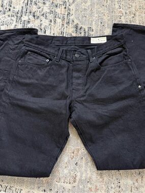 Imogene and Willie barton slim black selvage rinse Black Jeans 32